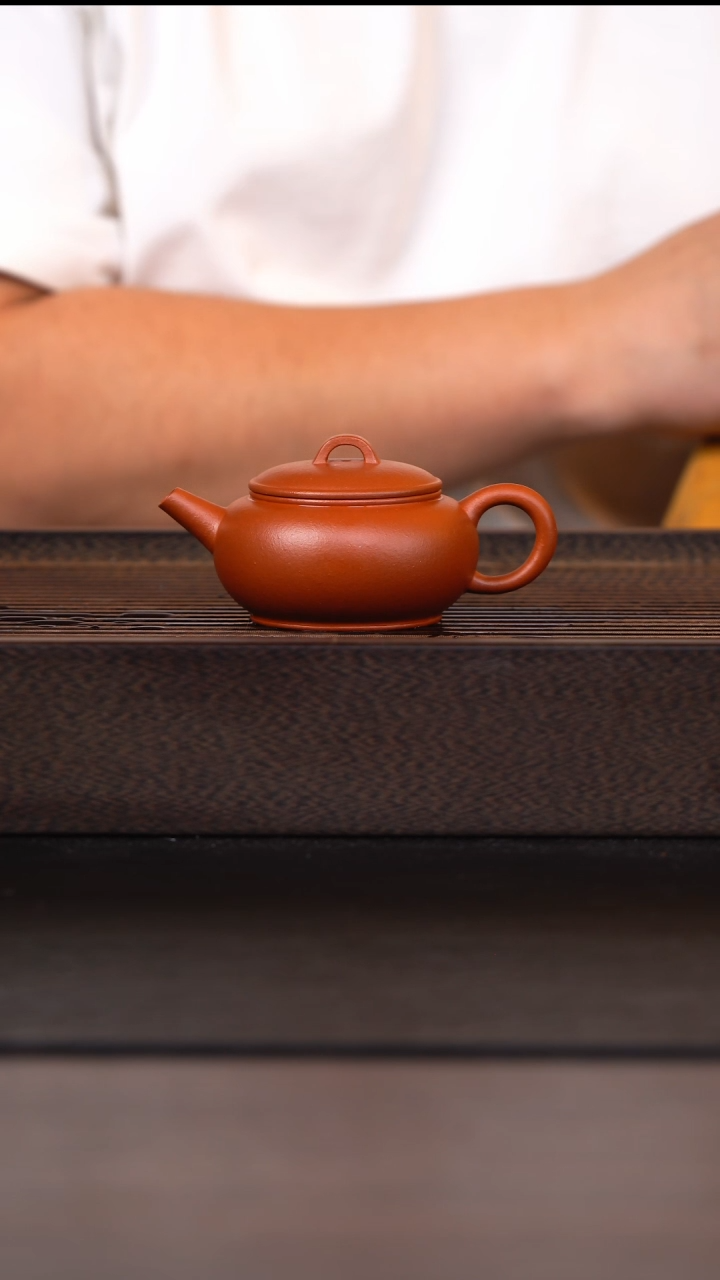 茶壶紫砂大红泥顾泉