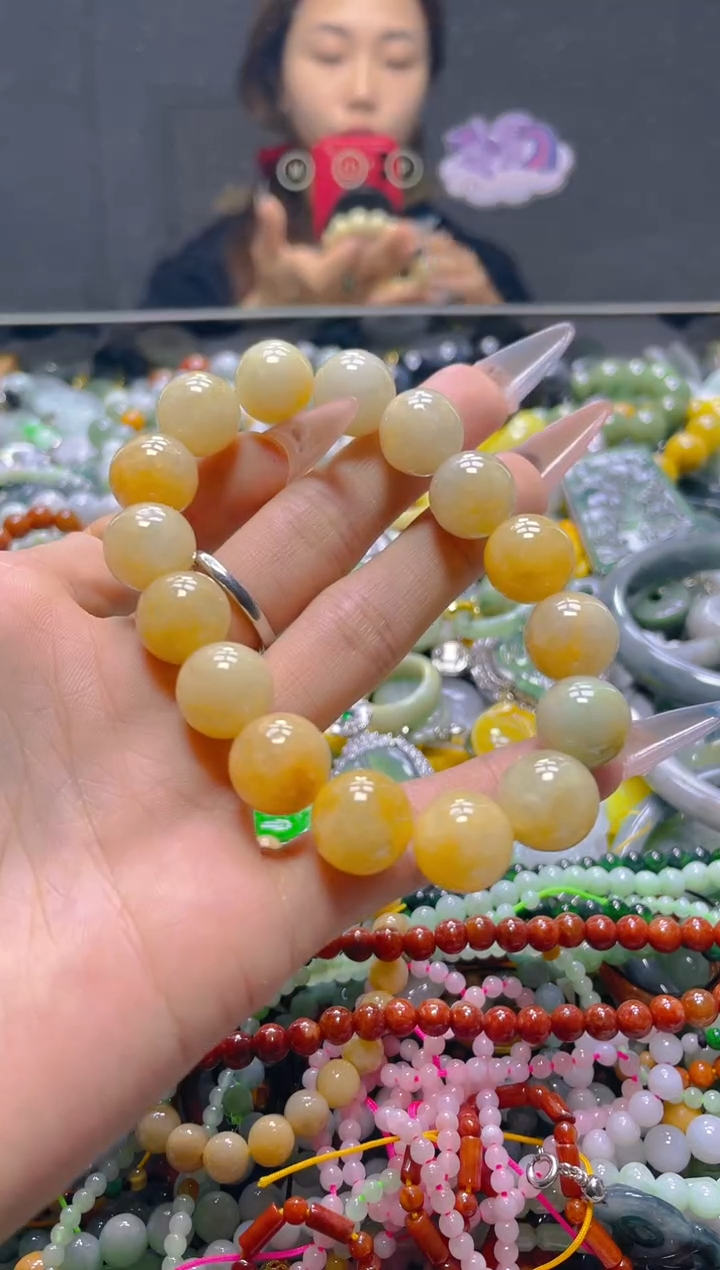 颈饰未镶嵌翡翠13MM