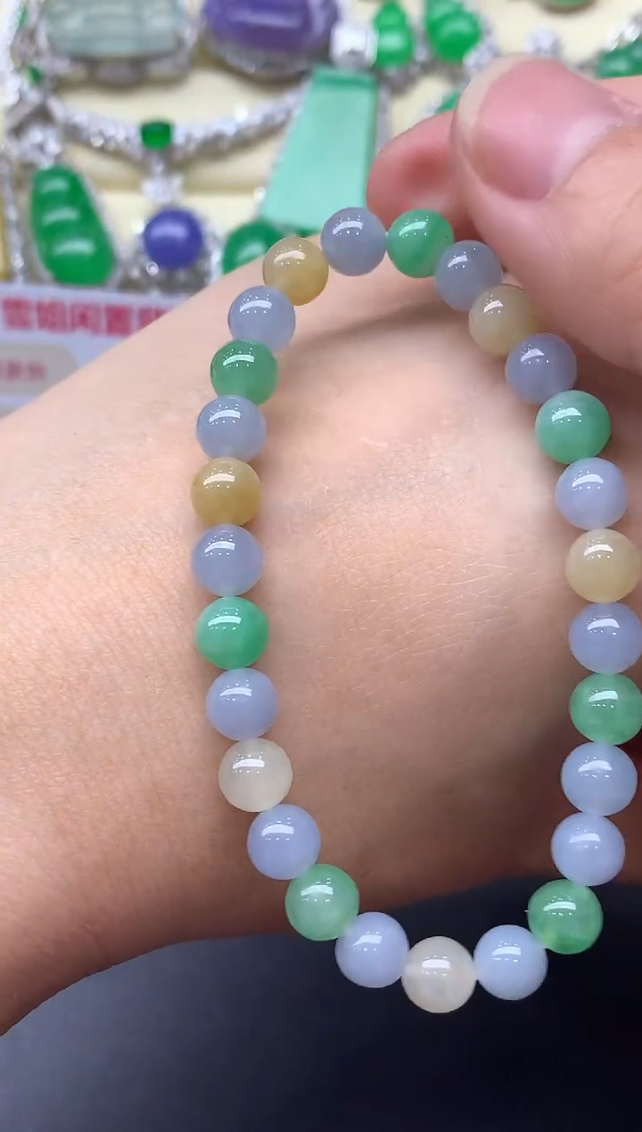 未镶嵌手链翡翠343-中国好珍宝