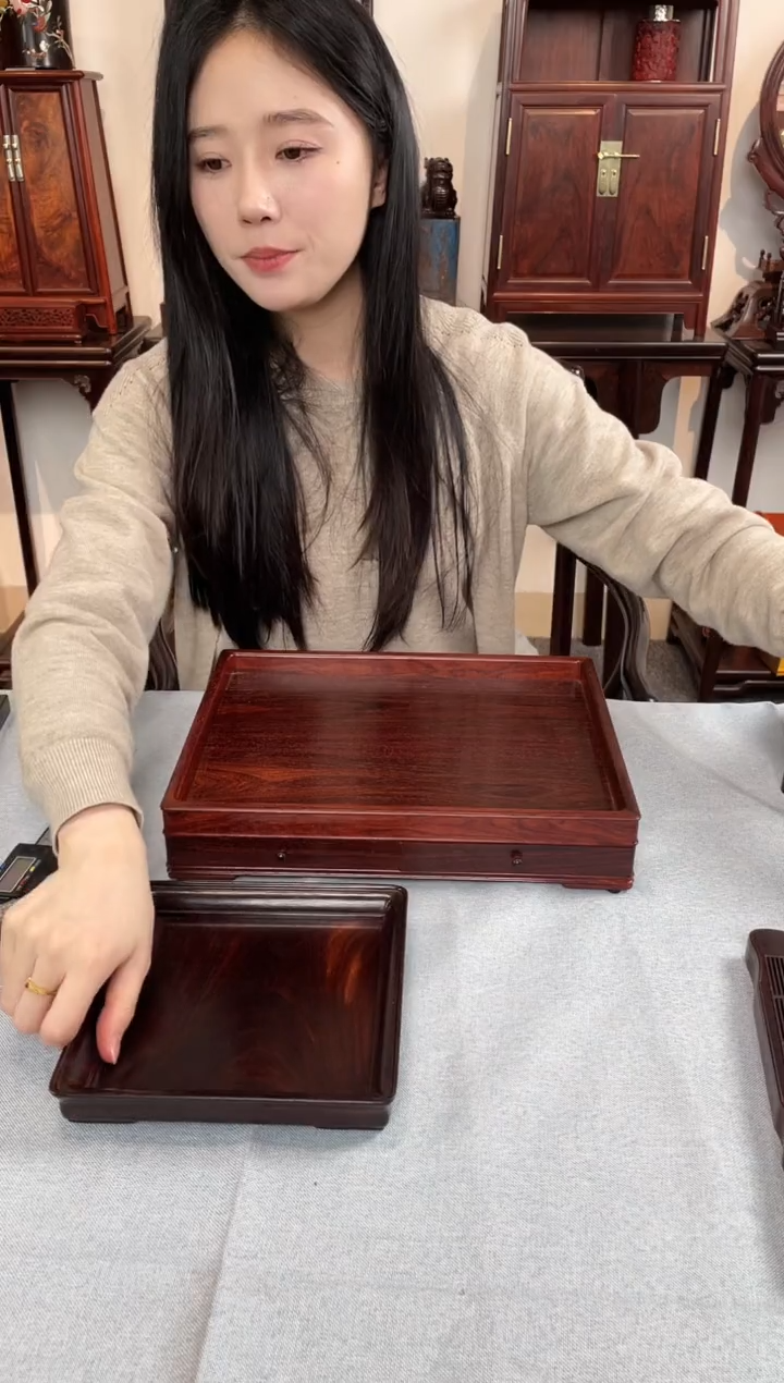 【闪购商品】紫檀木类成套家具文盘