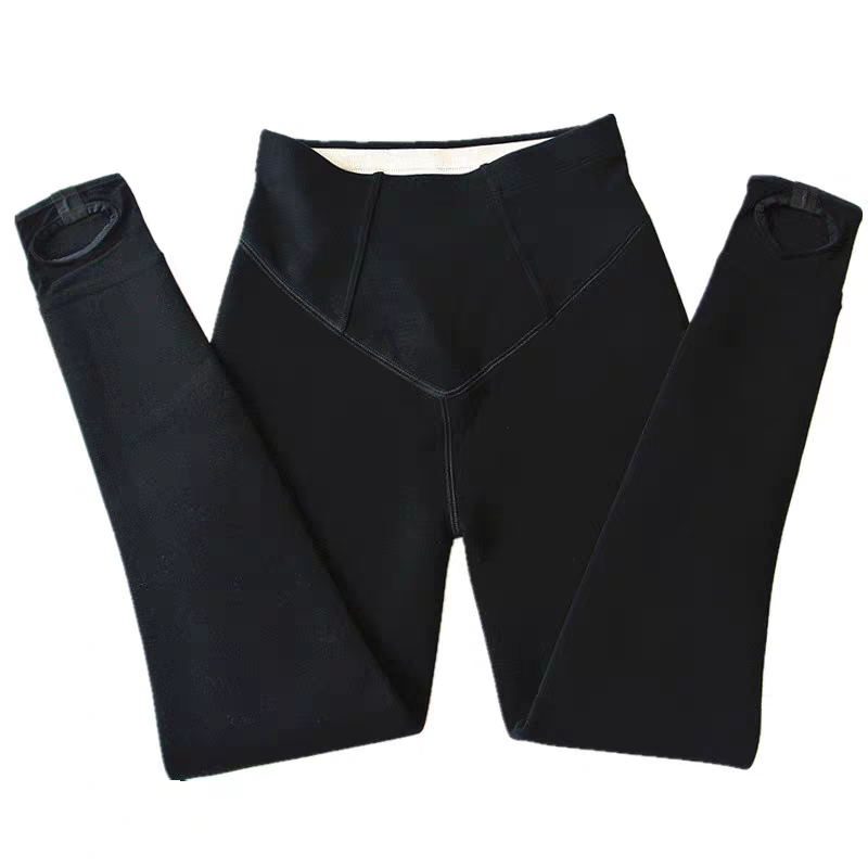 女士秋冬加绒加厚保暖外穿打底裤