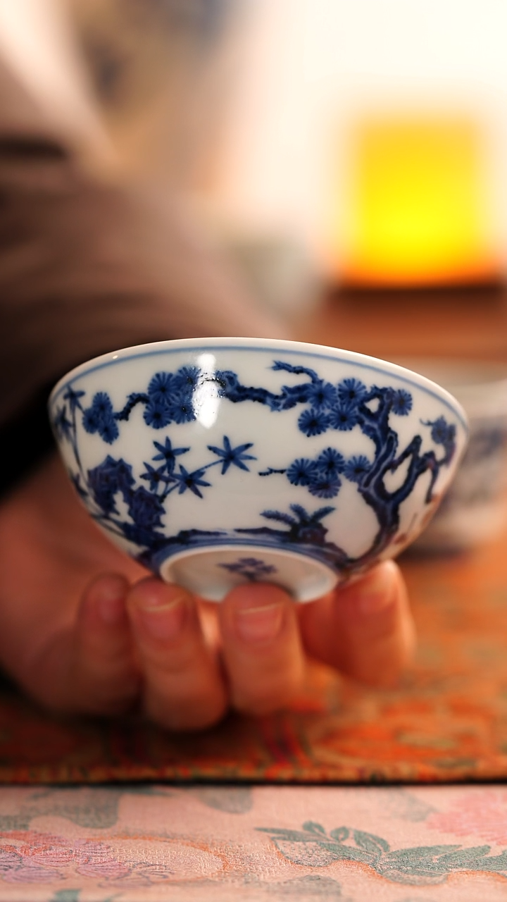 【闪购商品】松风馆松竹梅普洱杯