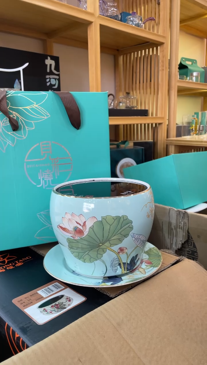 荷花电陶炉陶总堂蓝