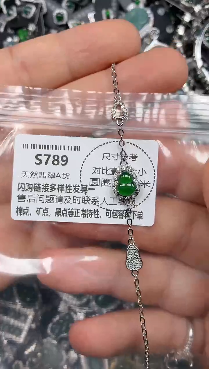 颈饰未镶嵌翡翠S789手链