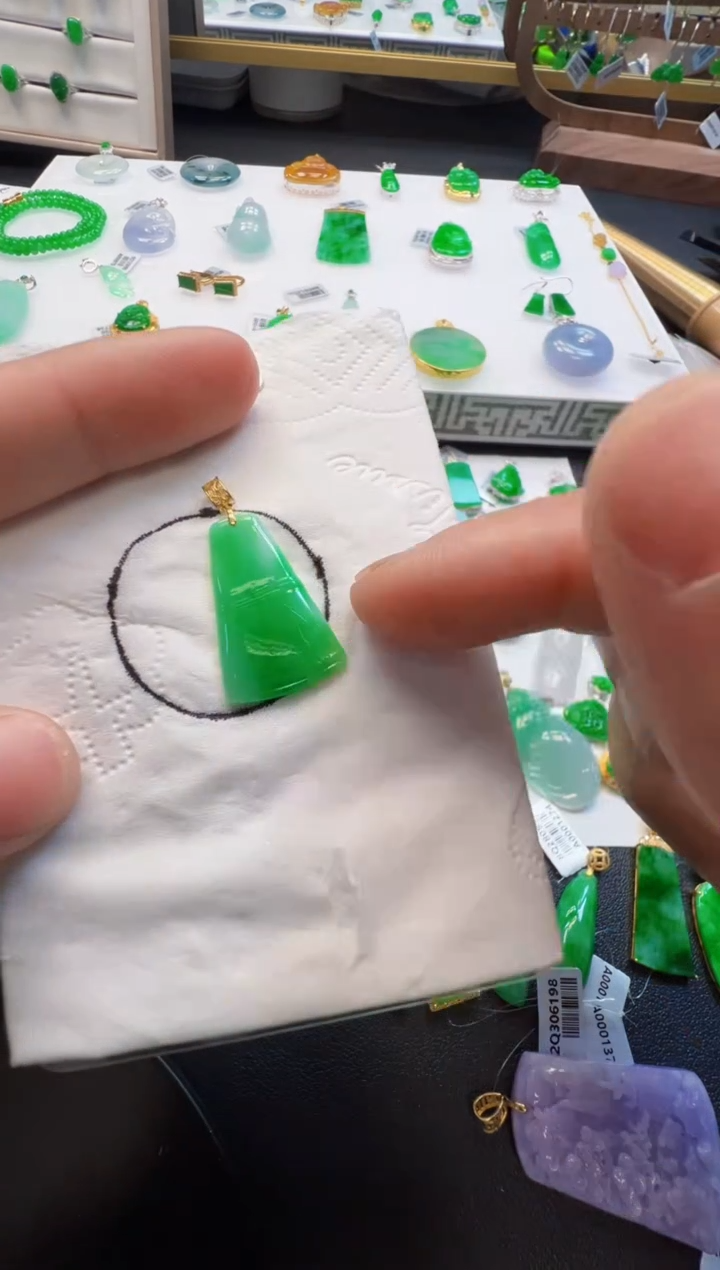 【闪购商品】定制翡翠18K金镶嵌580元