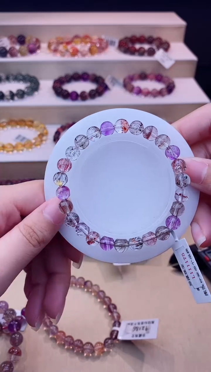 未镶嵌手串水晶仙女超七单圈7m+