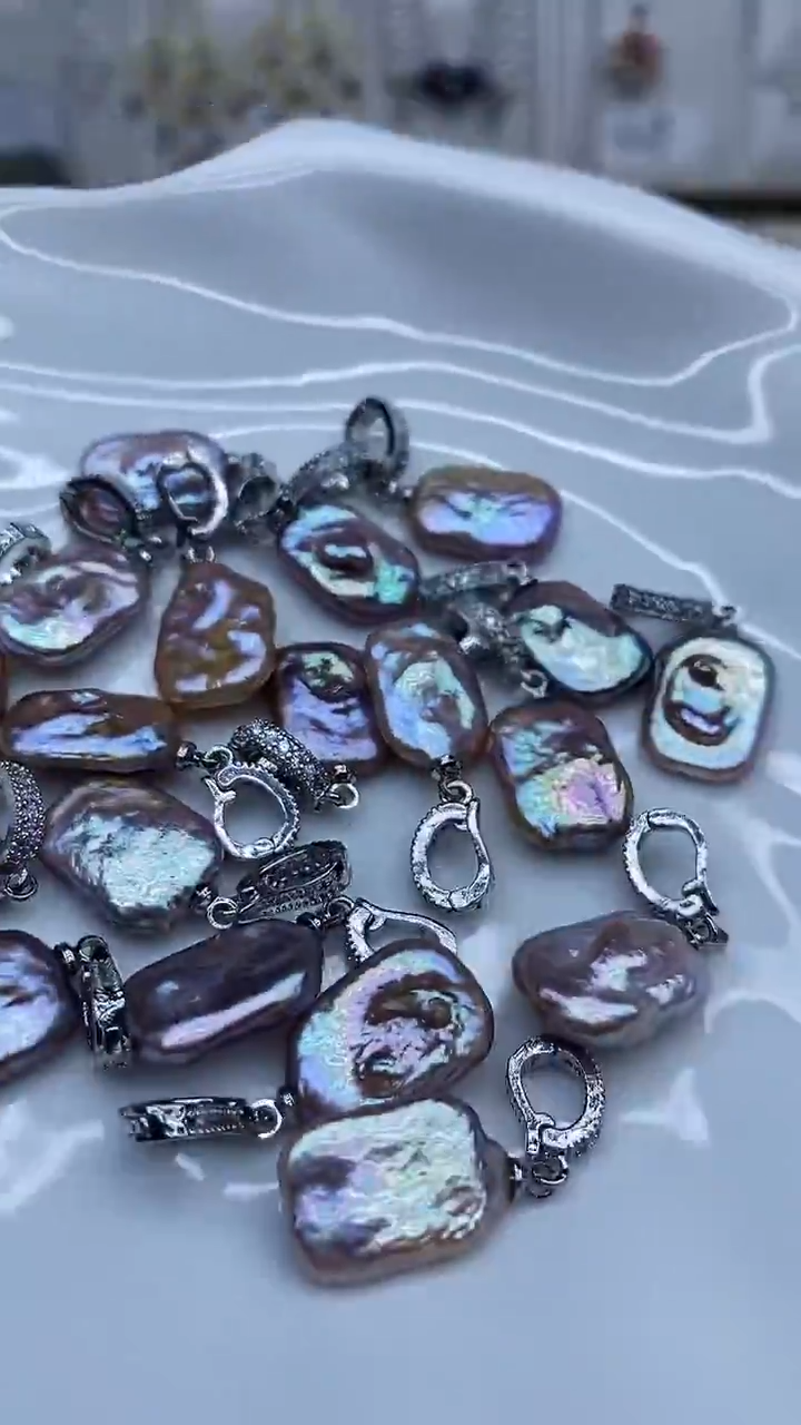 吊坠(不含链)未镶嵌淡水珍珠吊坠多样性发其一