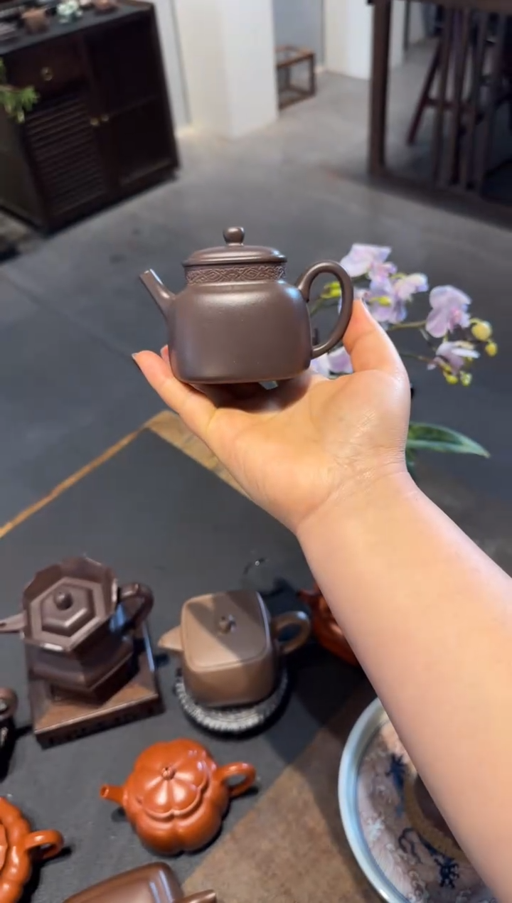 【闪购商品】紫砂茶壶四方言心