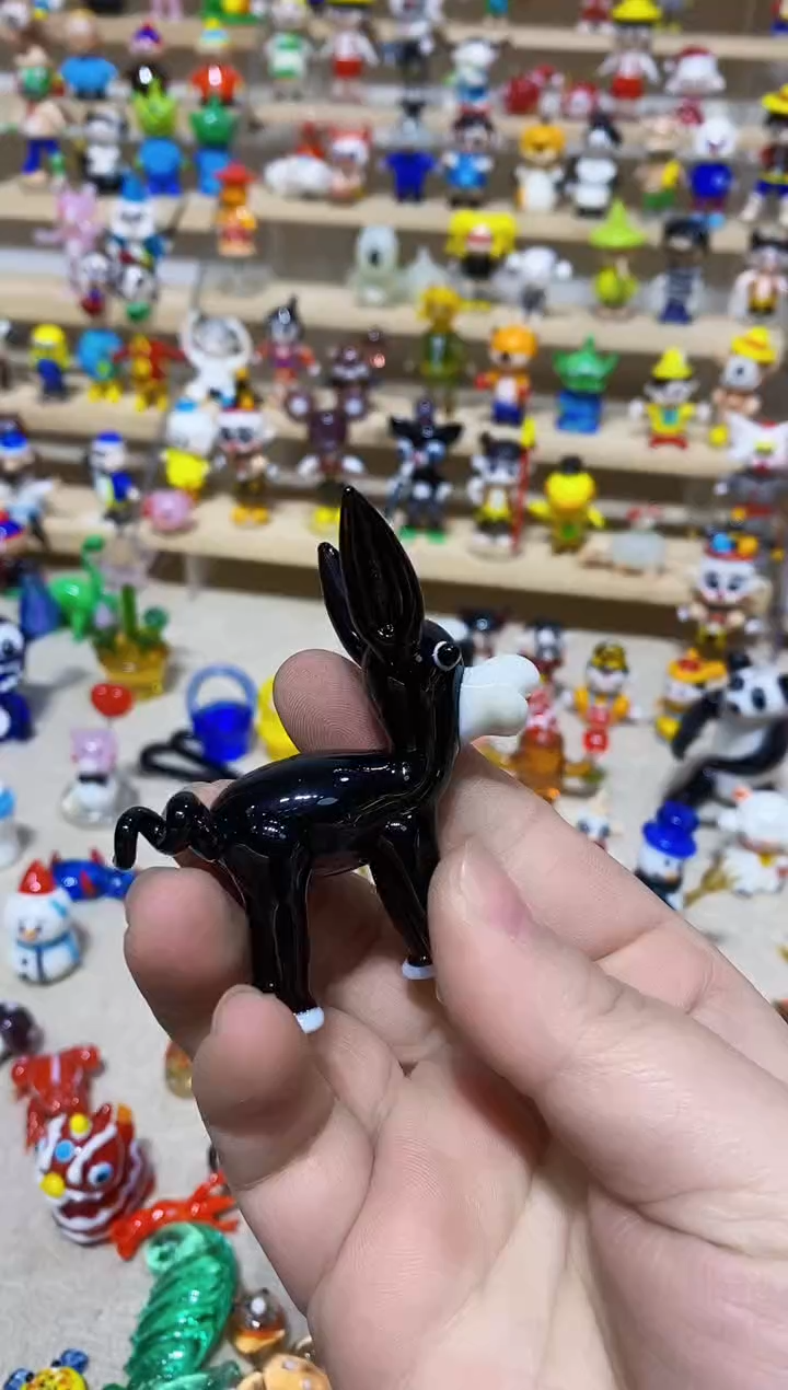 【闪购商品】琉璃手工艺品黑驴