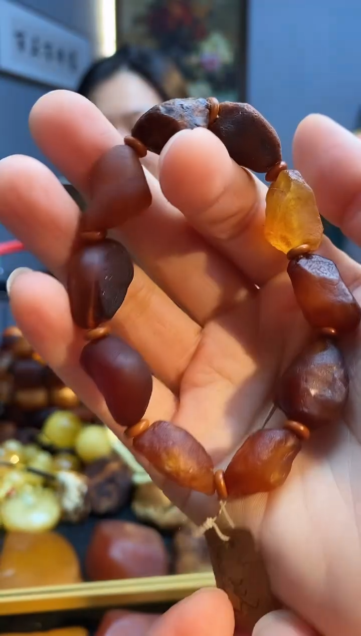 手串琥珀未镶嵌手串