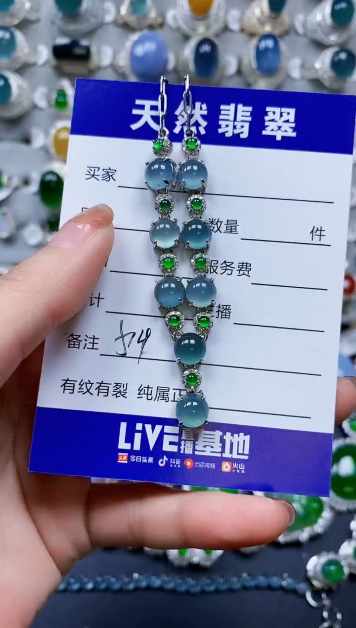 【闪购商品】翡翠颈饰银S925镶嵌0514