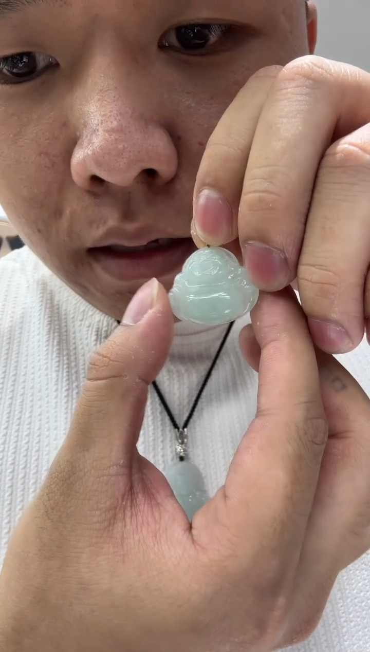 颈饰未镶嵌翡翠蓝***8多样性天然翡翠A货一件