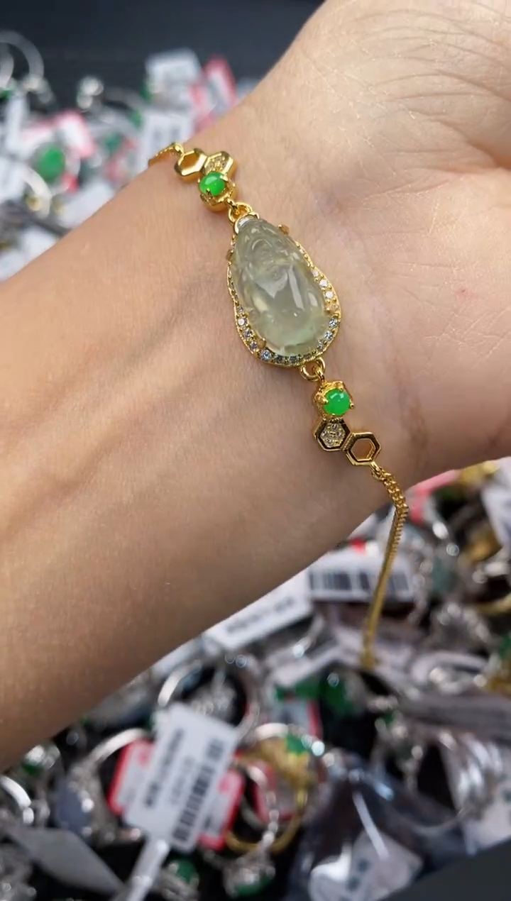 银S925镶嵌戒指翡翠222---4