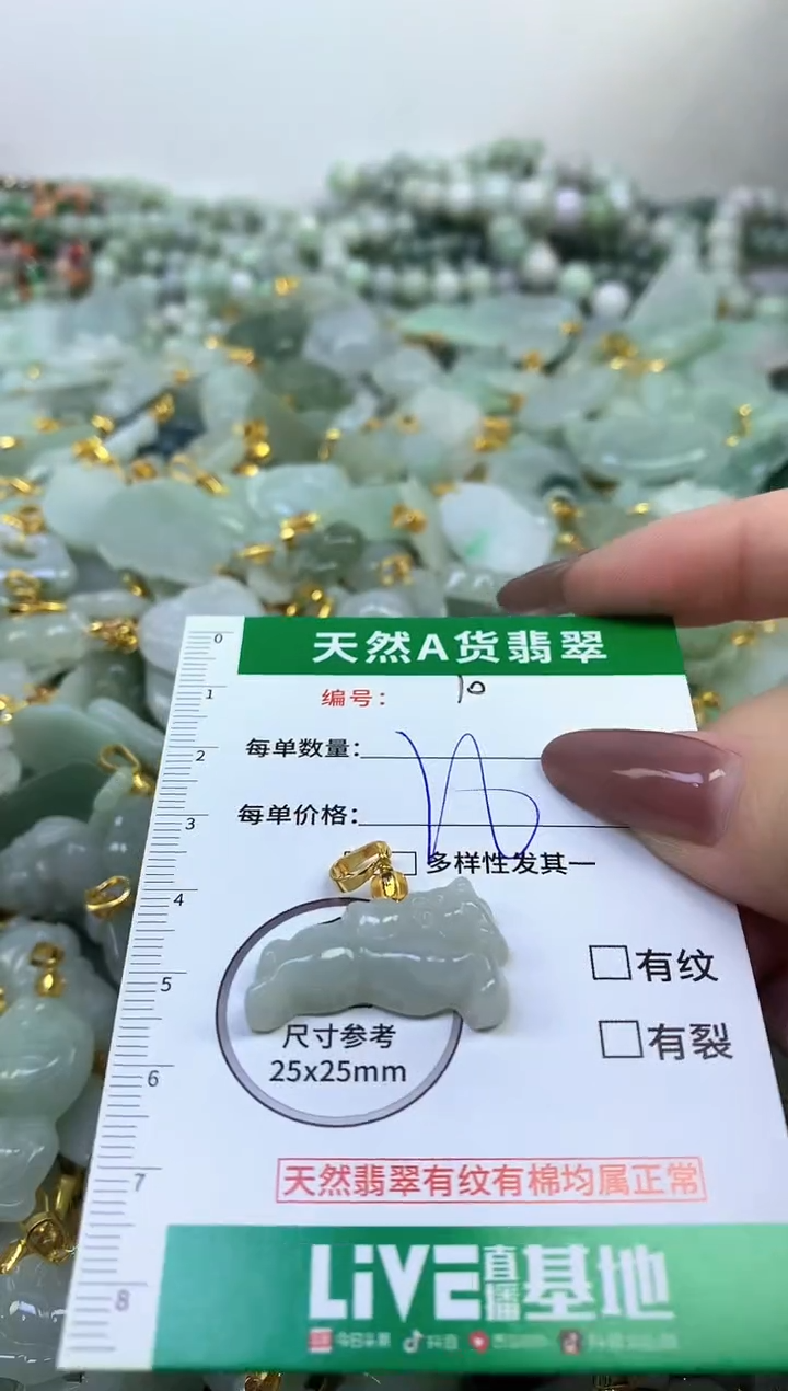 颈饰未镶嵌翡翠纯天然缅甸A货翡翠