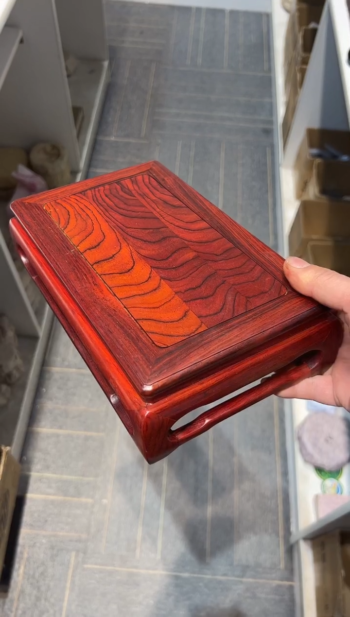 【闪购商品】红酸枝木类端景台工艺品底座