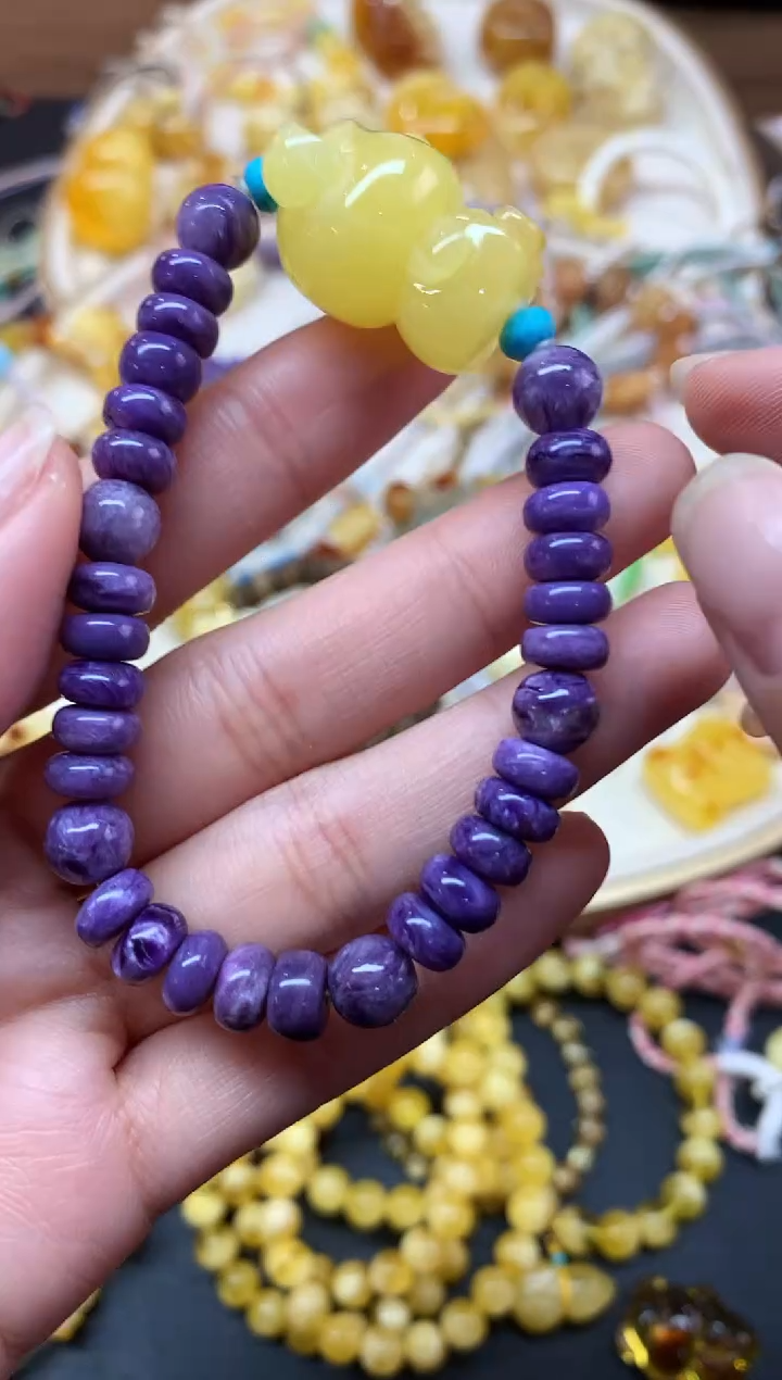 【闪购商品】蜜蜡裸石未镶嵌手串A347|880