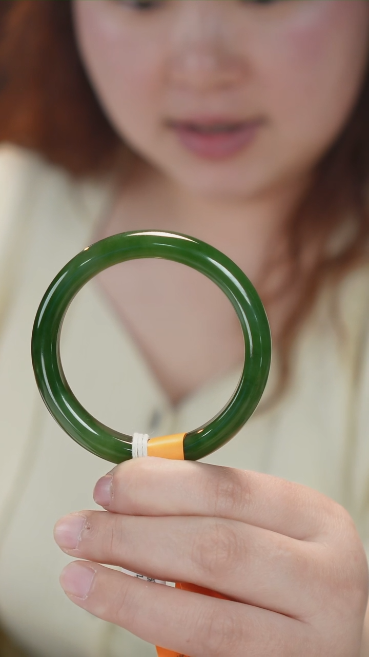 【闪购商品】和田玉手镯未镶嵌71【柚子来啦】和田玉拍一发一63