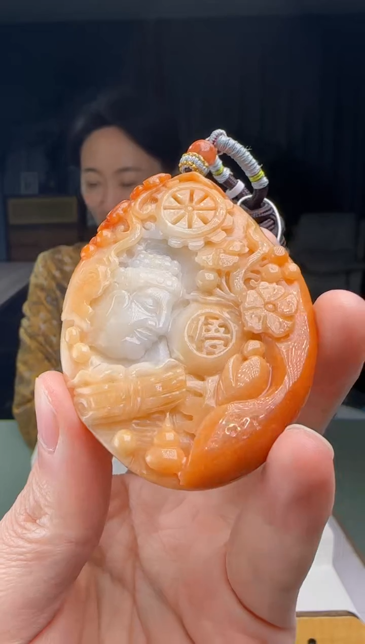 【闪购商品】翡翠吊坠(不含链)未镶嵌DY@@960Q7J02936