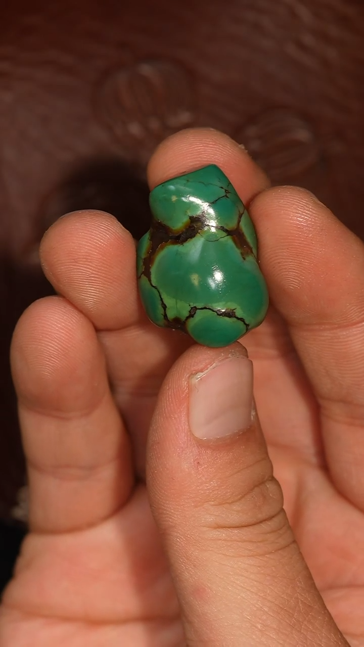 绿松石未镶嵌颈饰冲赛康胡子哥，DIY一147