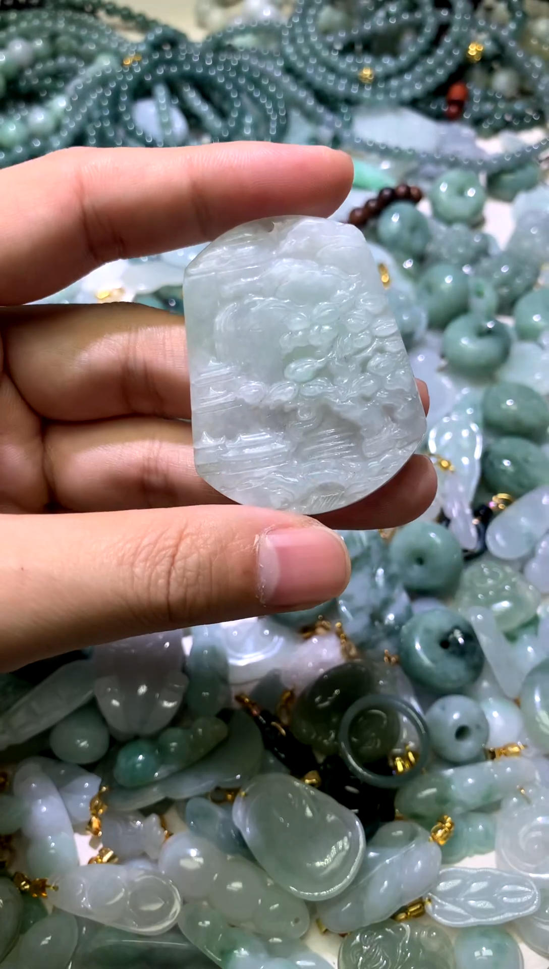 吊坠(不含链)未镶嵌翡翠1