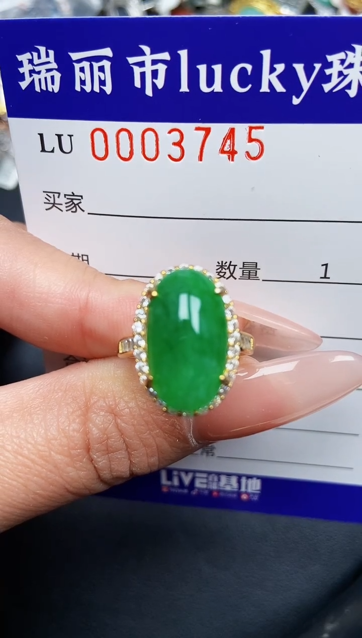 【闪购商品】翡翠颈饰银S925镶嵌3745