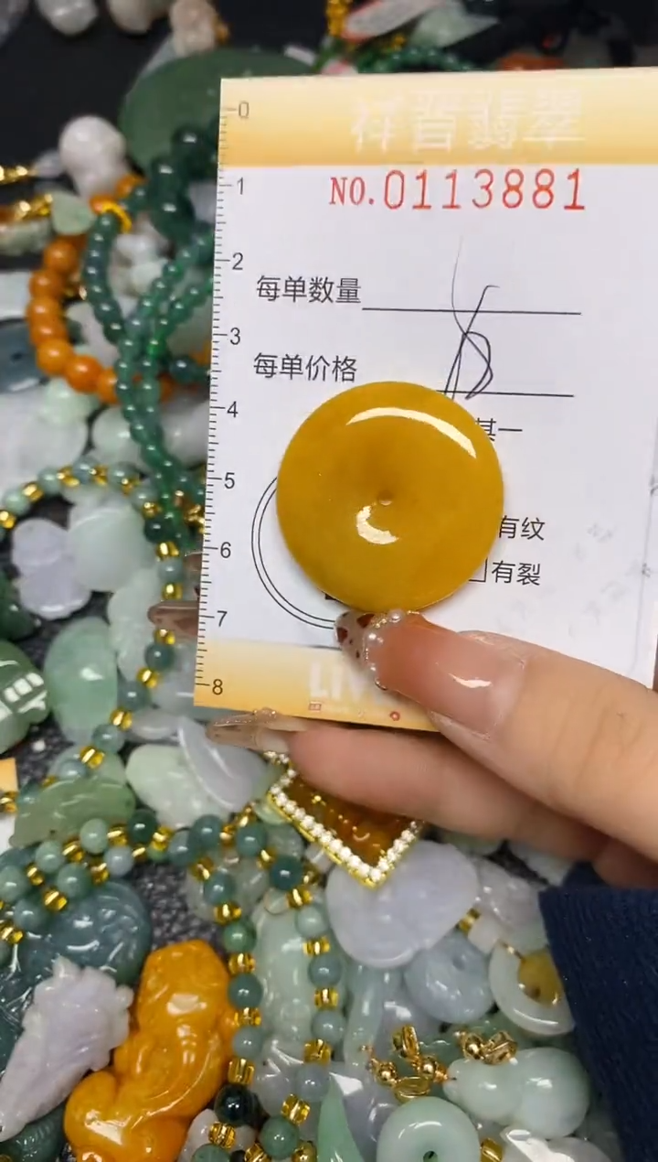 【闪购商品】翡翠颈饰未镶嵌闪购0113881