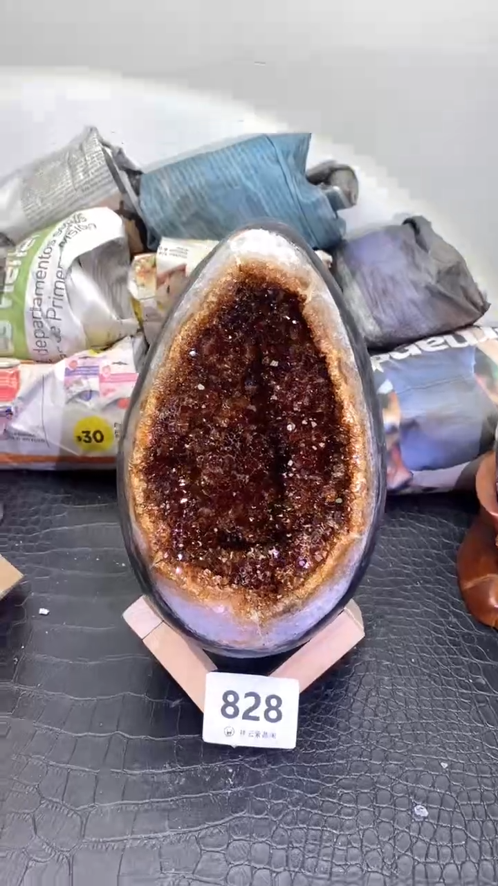 【闪购商品】紫晶1未镶嵌龍蛋828号