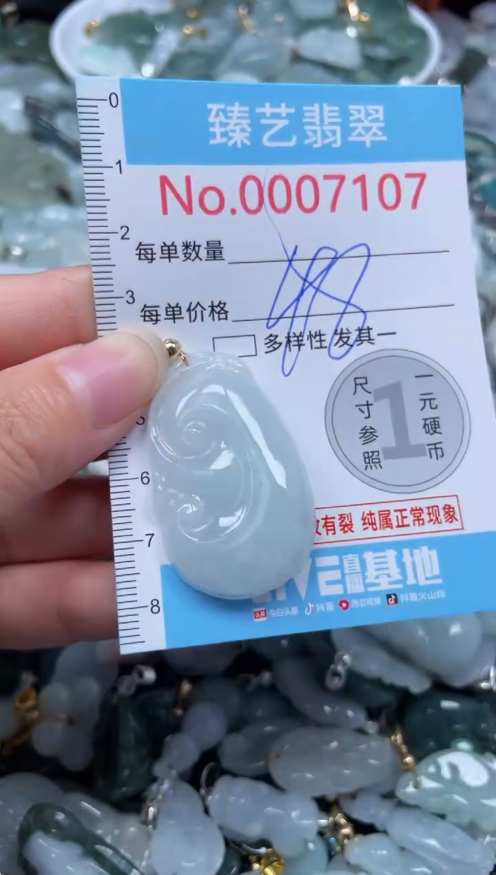 颈饰未镶嵌翡翠7107