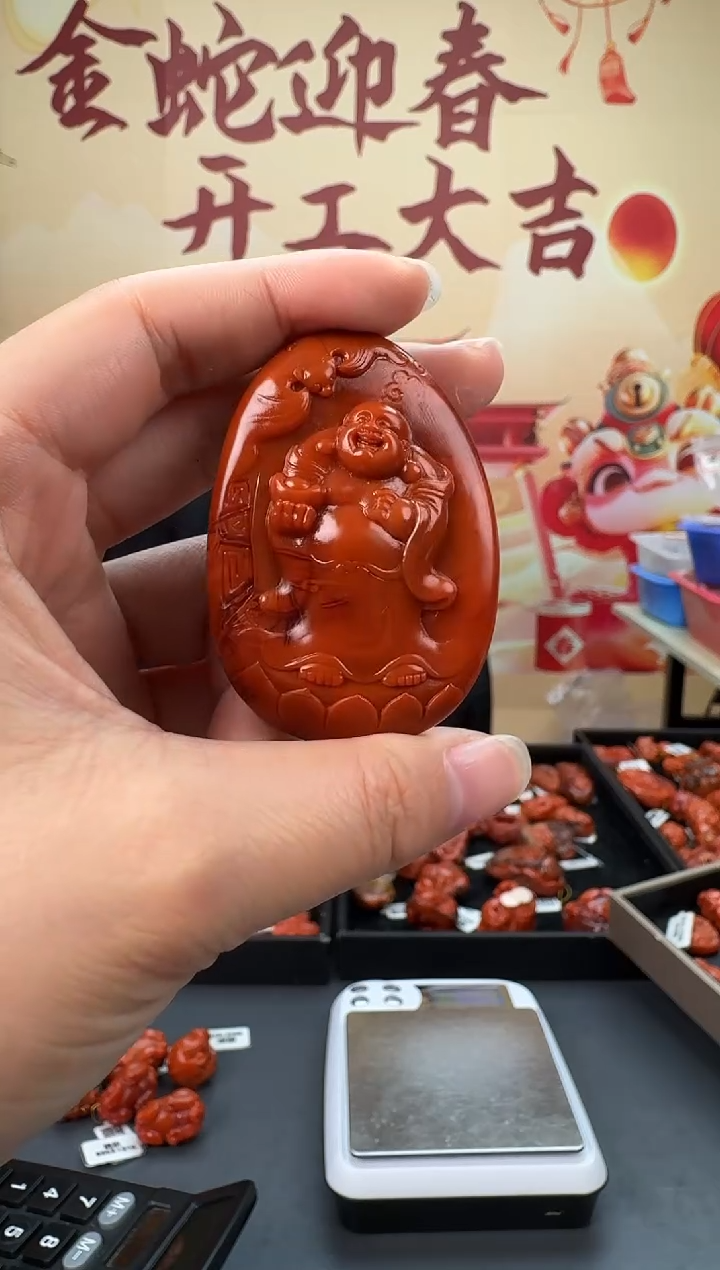 【闪购商品】南红玛瑙雕刻未镶嵌112ZB0213产品一个