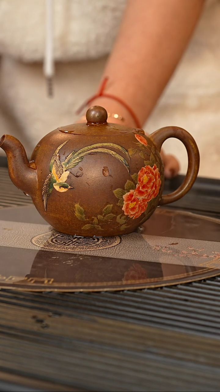 【闪购商品】紫砂茶壶YJB 柴烧 一粒珠