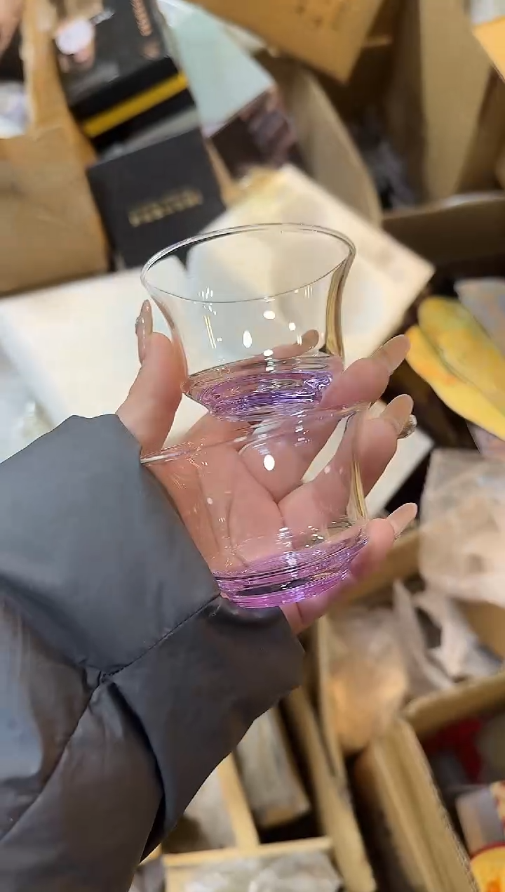 紫色大清杯2只    