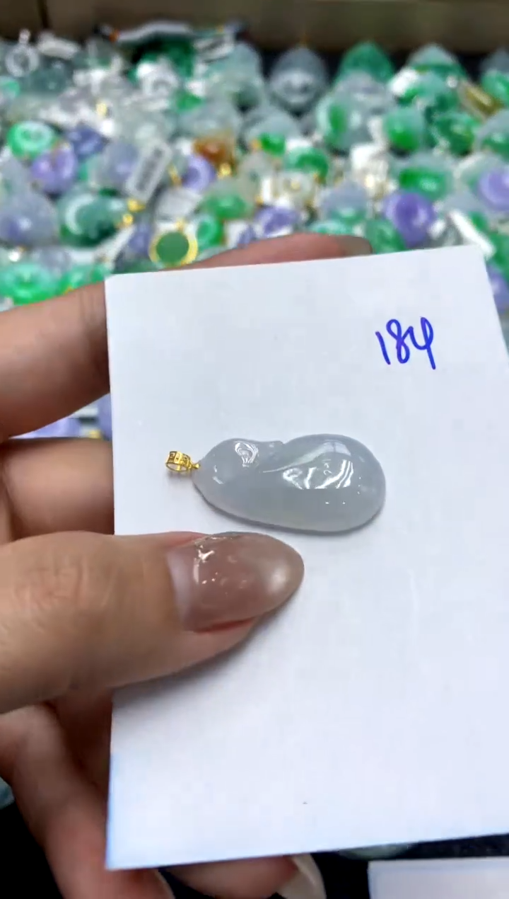 【闪购商品】翡翠颈饰18K金镶嵌1111111111111111