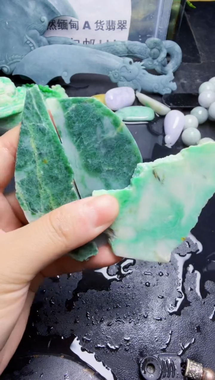 未镶嵌挂件翡翠天然翡翠175