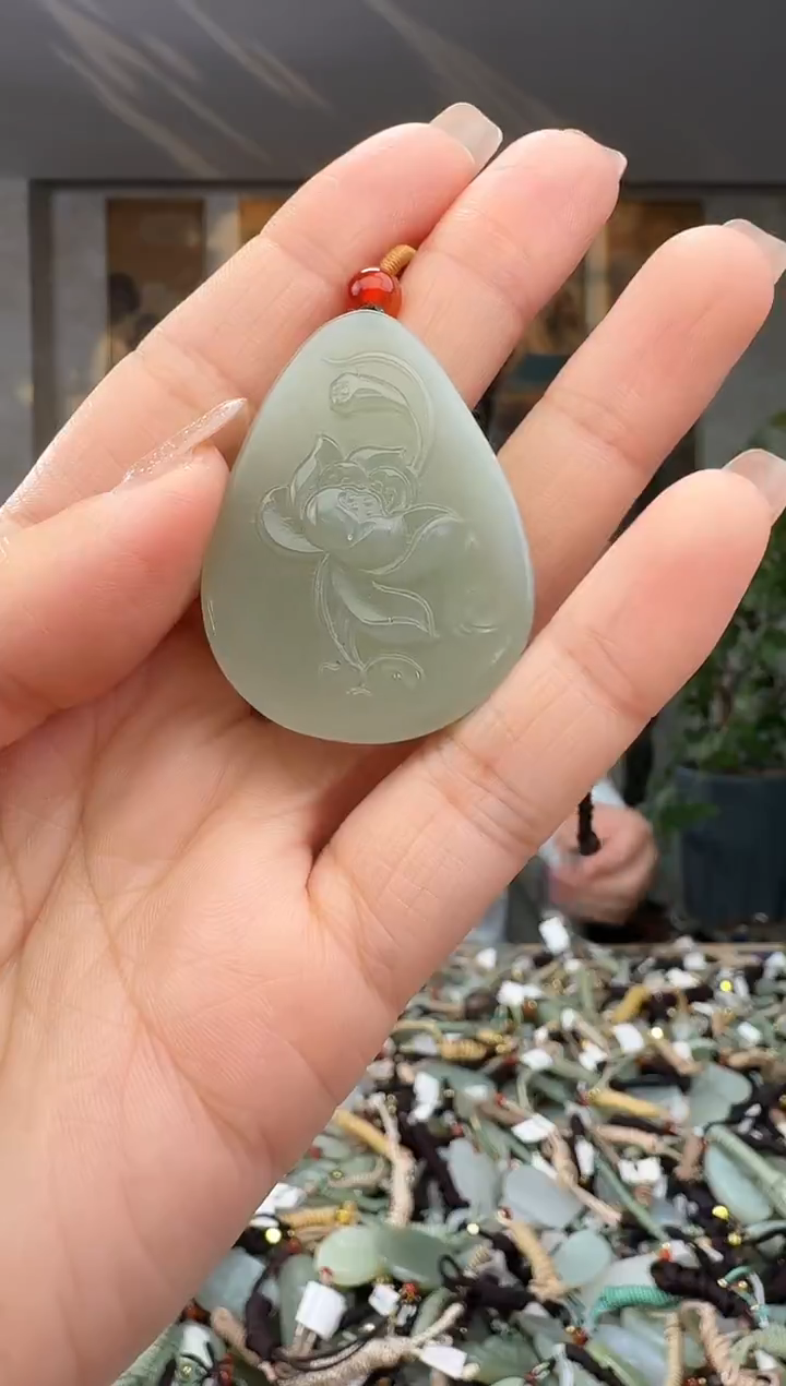 颈饰未镶嵌和田玉拍一发一多样性发货