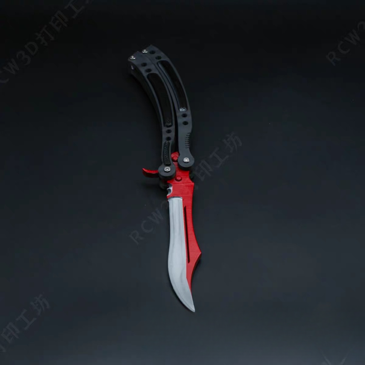 CSgo周边蝴蝶刀金属模型3D打印定制