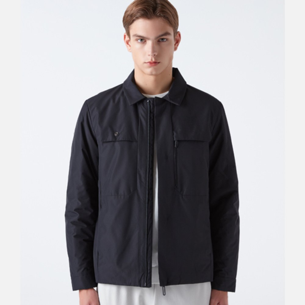 DESCENTE/迪桑特纯色翻领散口袖时尚都市休闲运动外套SP321DPD94