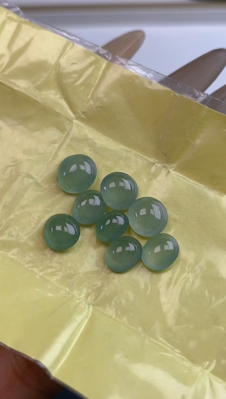 定制翡翠未镶嵌天然翡翠蛋面28