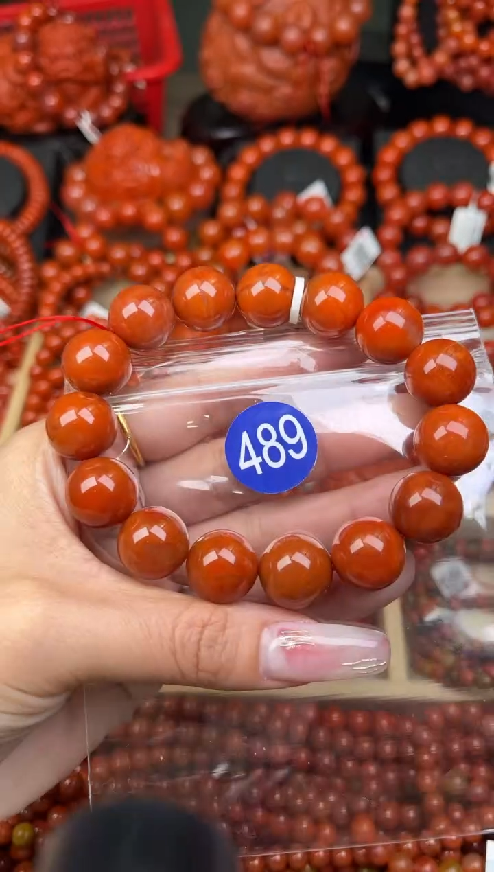 【闪购商品】南红玛瑙珠宝奇石未镶嵌489-15