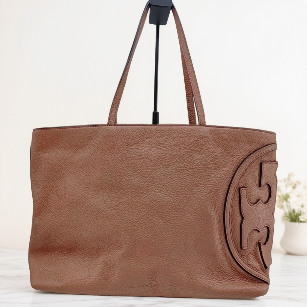 95新 TORY BURCH/汤丽柏琦 浅棕色托特 1752 3763 