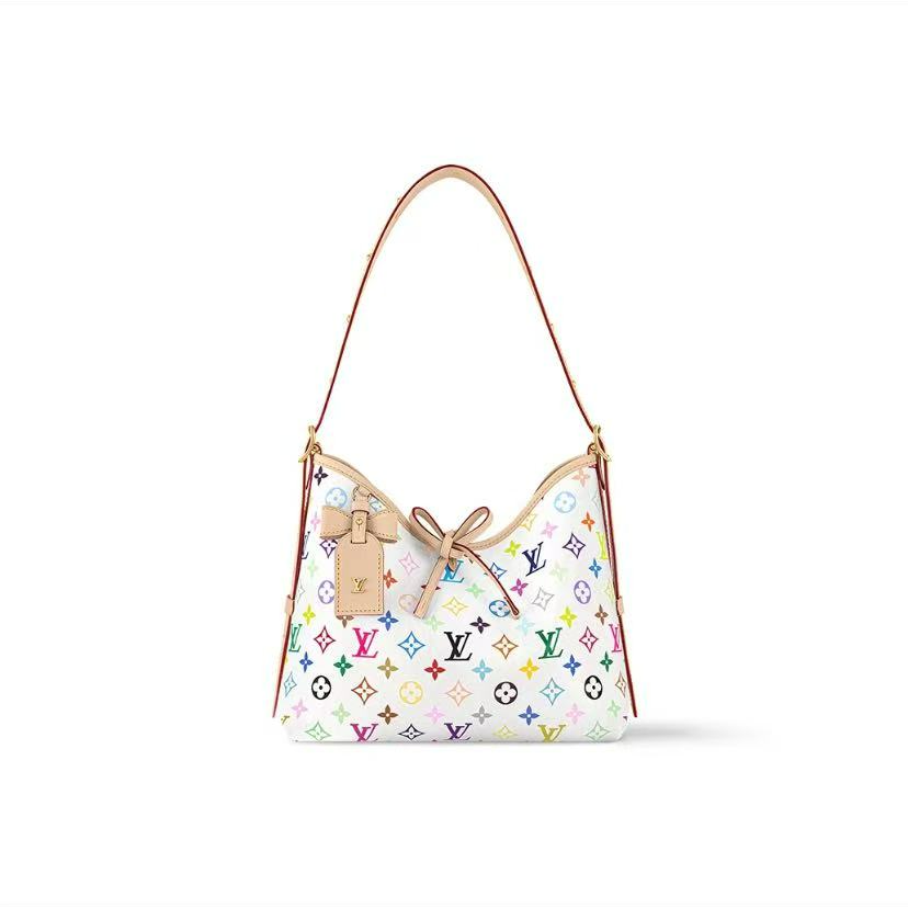 全新未使用 LouisVuitton/路易威登 carryall白三彩/订/69364