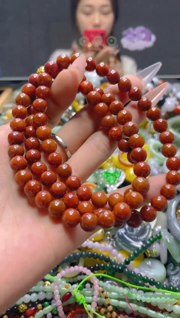 颈饰未镶嵌翡翠8MM