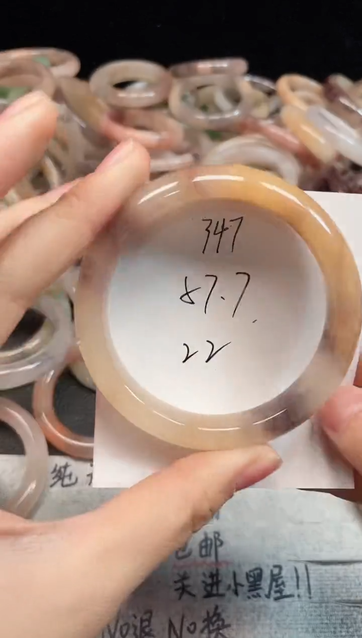 未镶嵌手镯石英质玉347