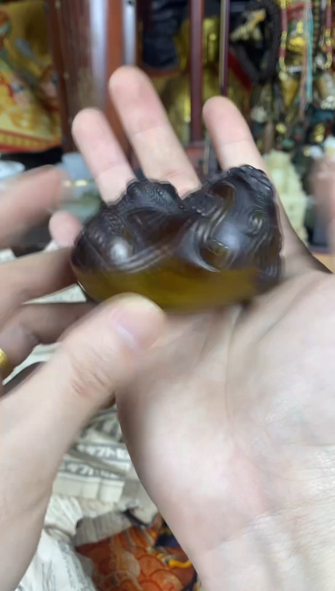 【闪购商品】蜜蜡手链未镶嵌54黑貔貅（收到货有问题联系客服）