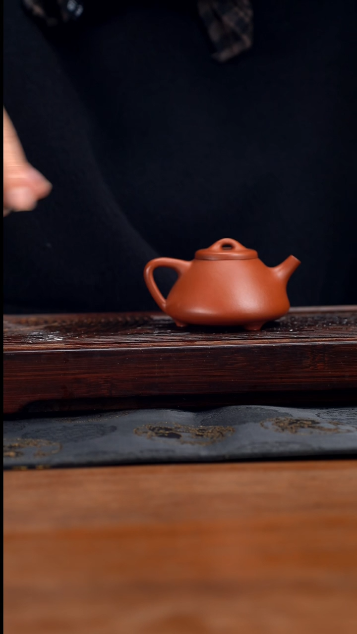 【闪购商品】紫砂茶壶150c原矿赵庄朱泥石瓢16