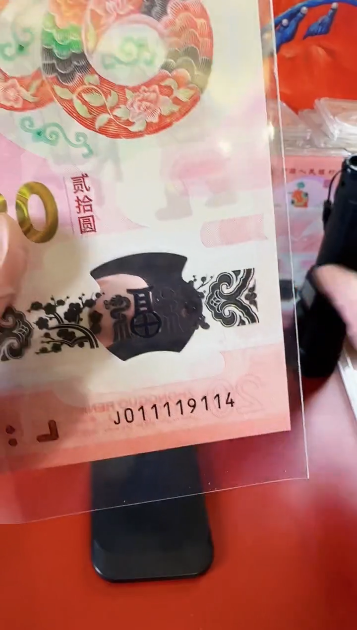 【闪购商品】塑料2025蛇钞单张011119114裸