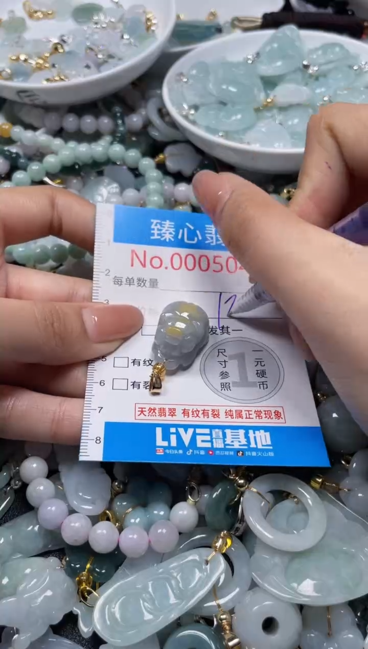 颈饰未镶嵌翡翠5043