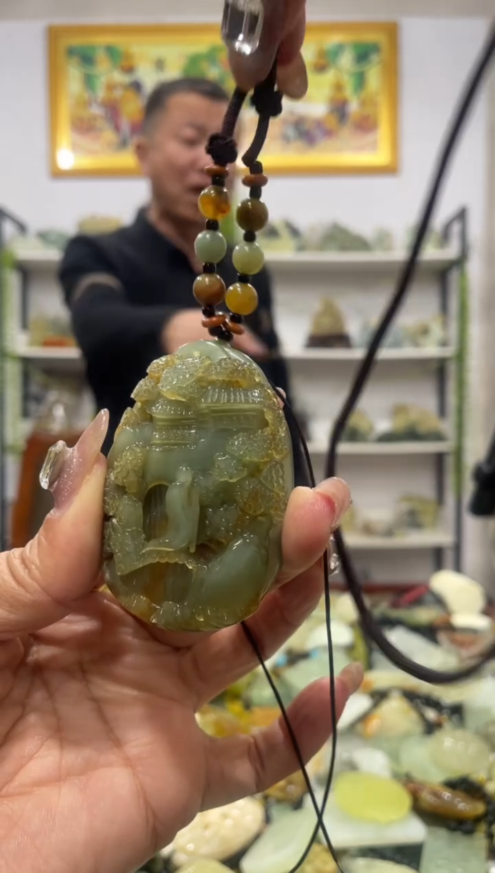 【闪购商品】岫玉吊坠未镶嵌              