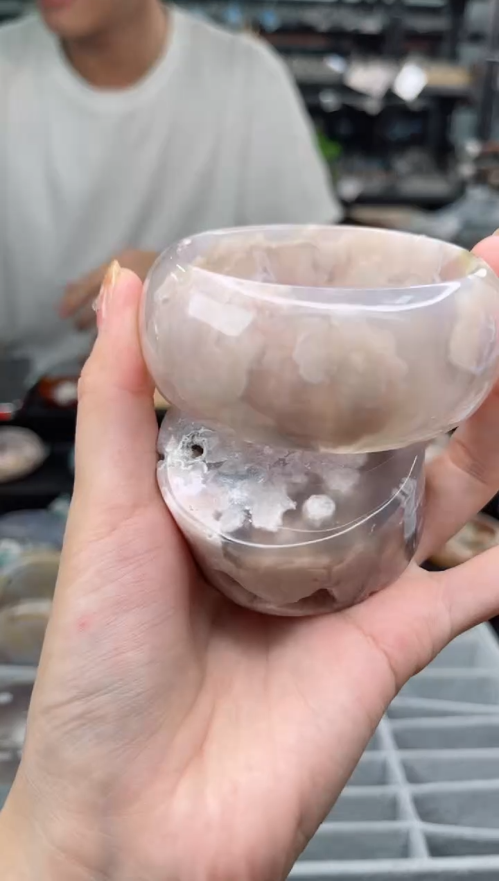 【闪购商品】石英质玉手镯未镶嵌61圈口（赠品镯心）1600296