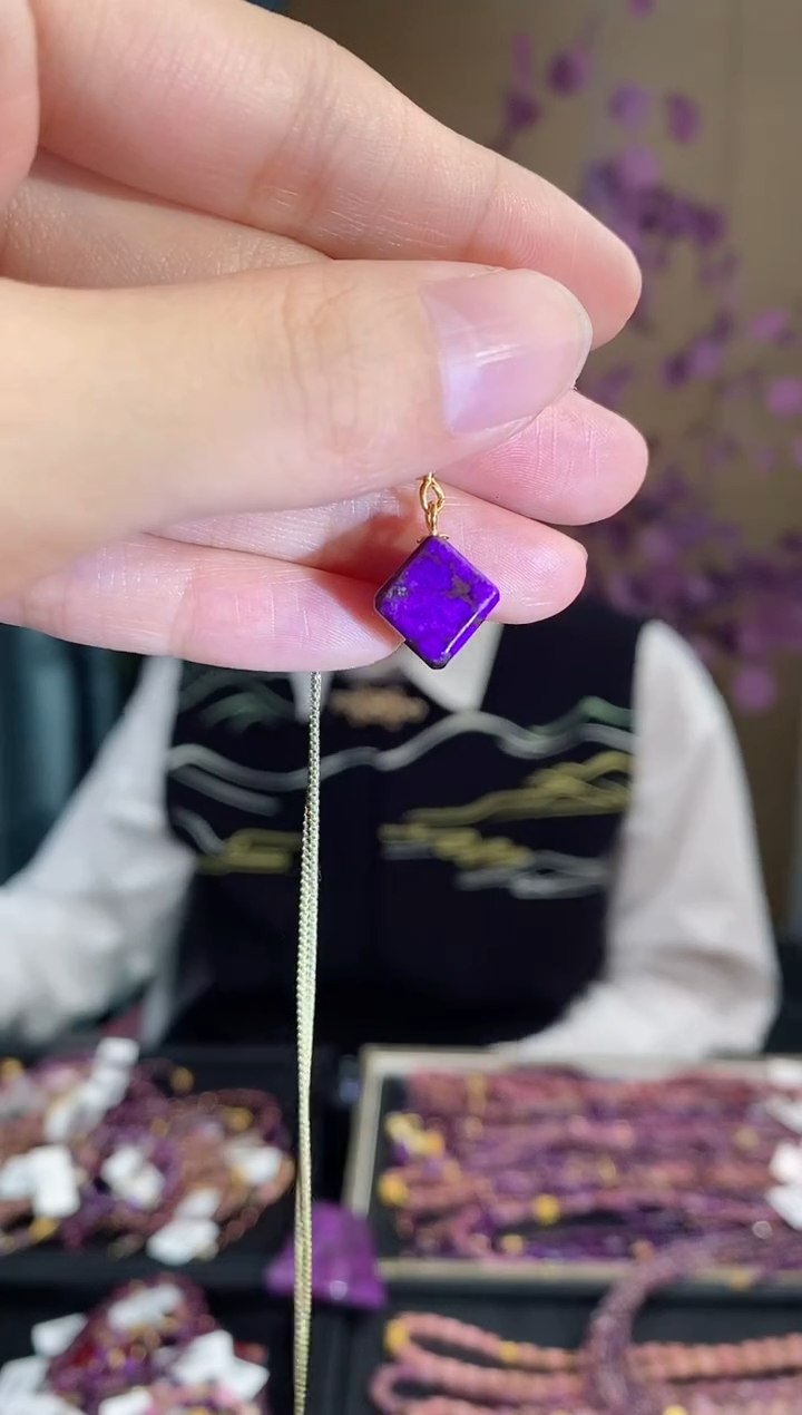 【闪购商品】苏纪石（舒俱来）吊坠(不含链)银S925镶嵌201