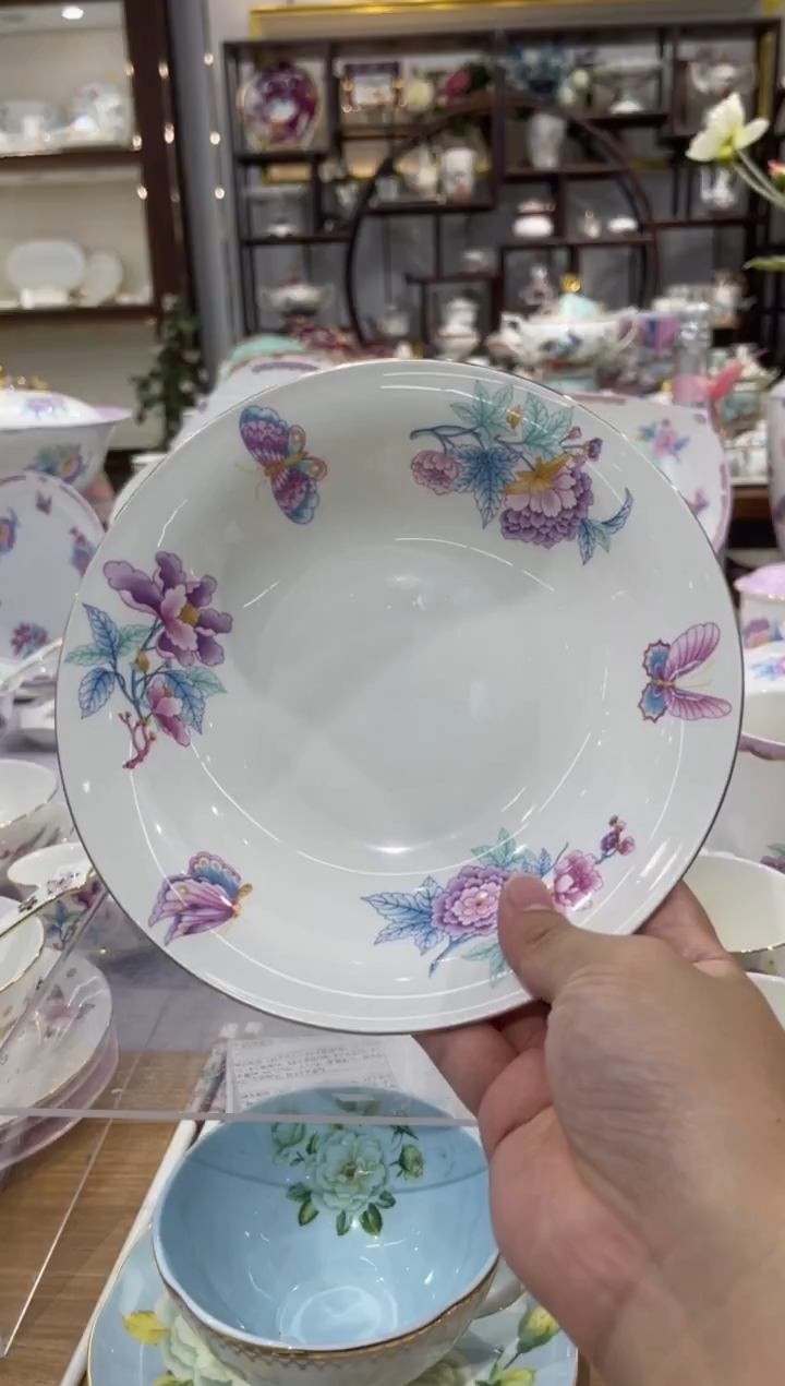 45%以上骨粉骨瓷8英寸深盘